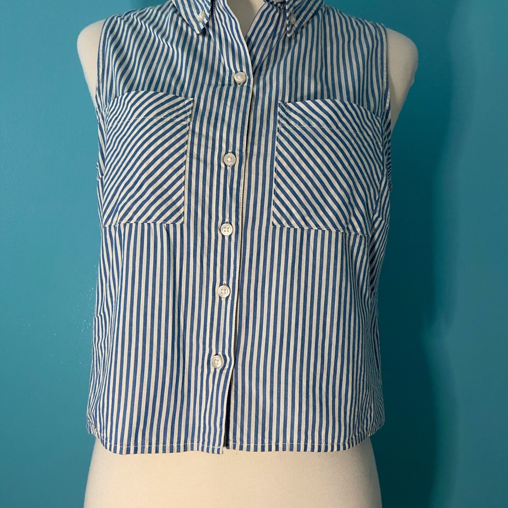 Cute striped tank.